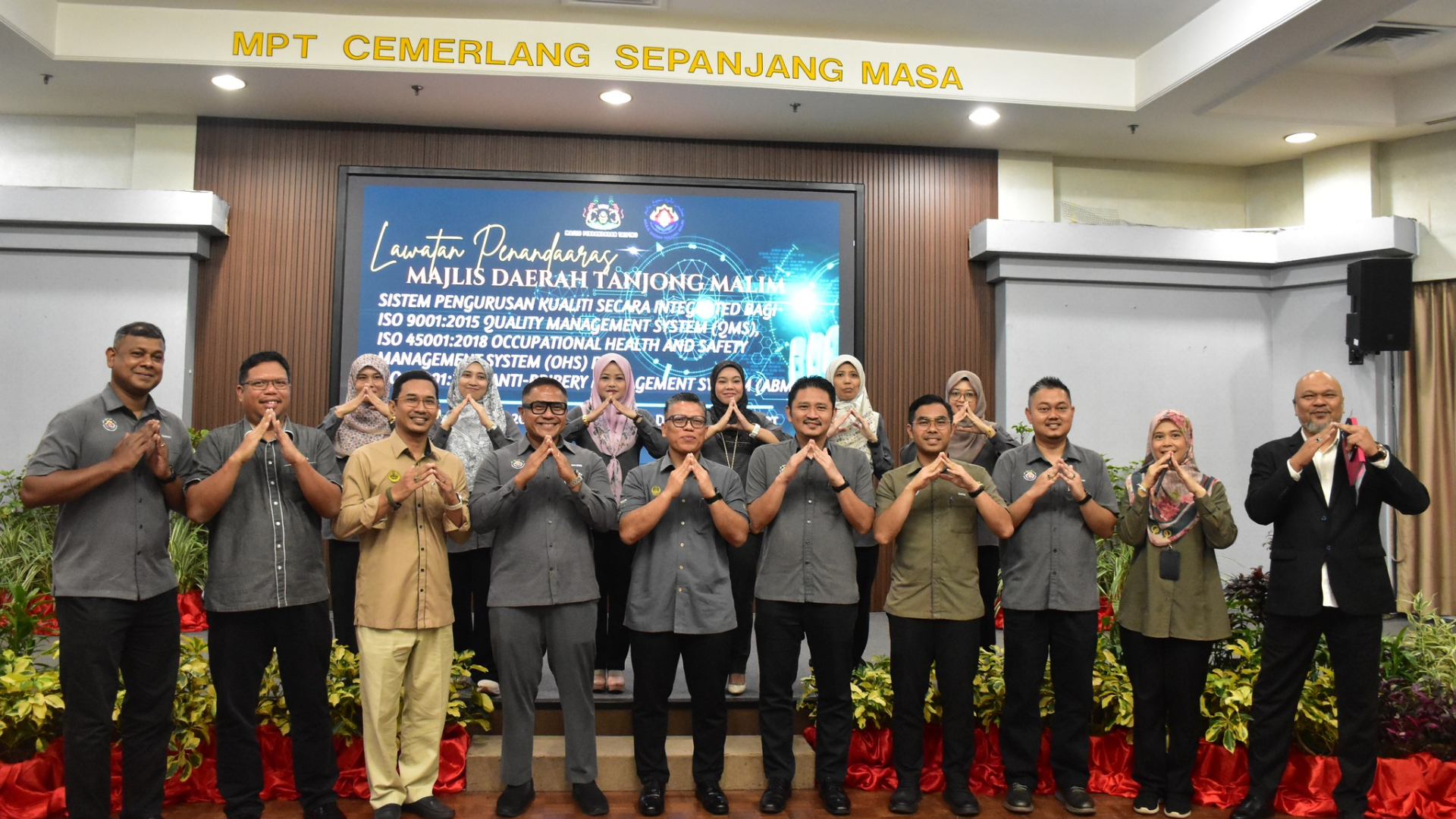 LAWATAN PENANDA ARAS SISTEM PENGURUSAN KUALITI MDTM KE MAJLIS PERBANDARAN TAIPING